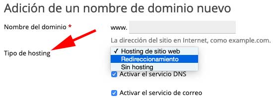 redirigir-dominio-tipo-hosting